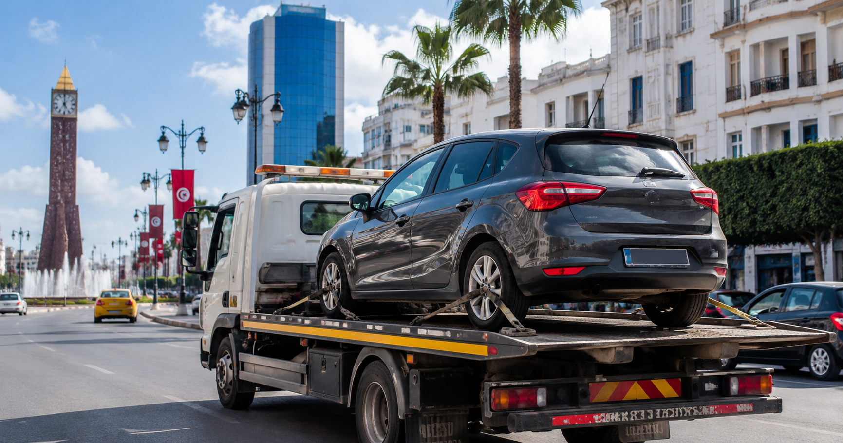Remorquage à Tunis : les situations les plus fréquentes